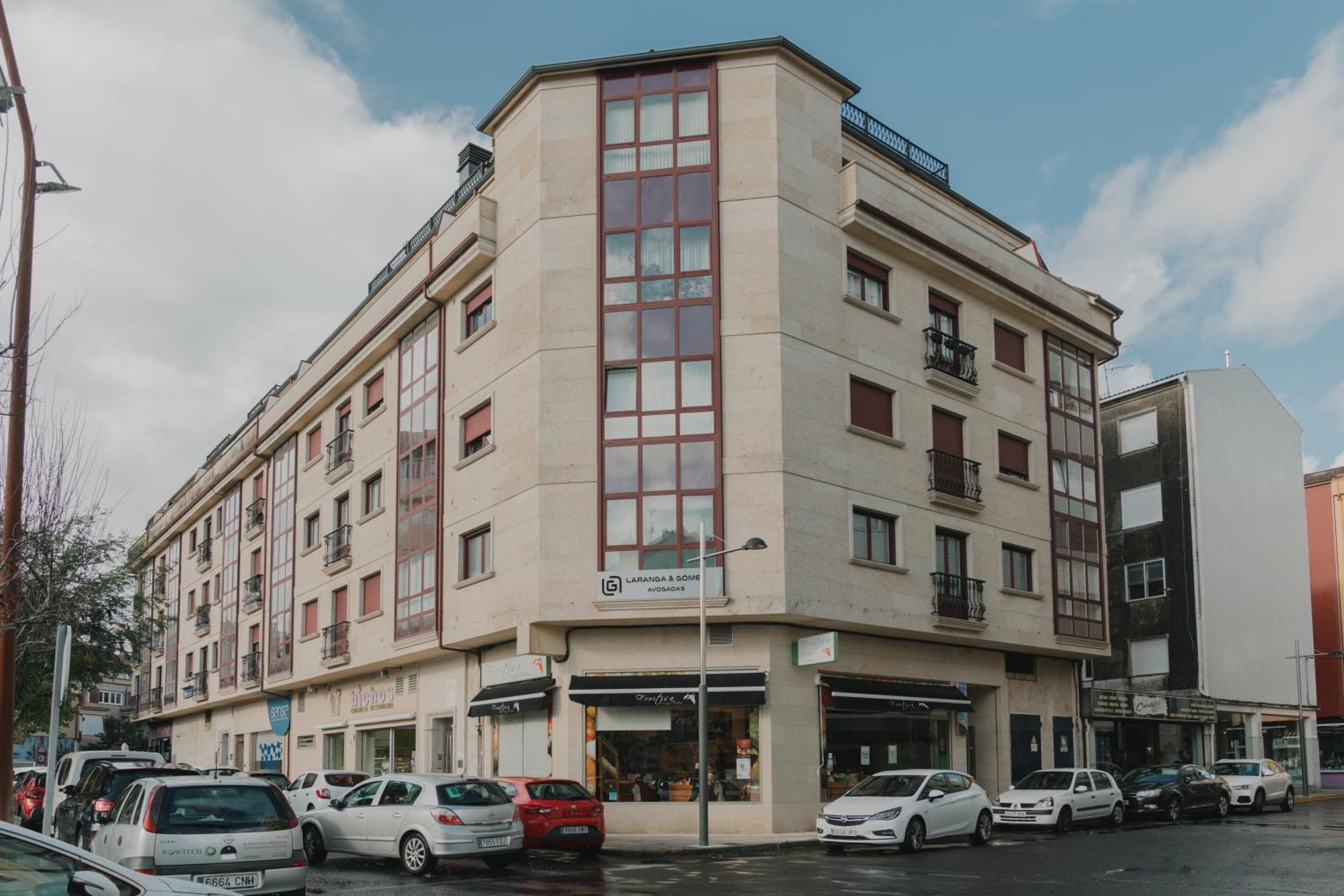 Praza Do Concello The Way Apartment Negreira Bagian luar foto